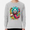 ssrcolightweight sweatshirtmensheather greyfrontsquare productx1000 bgf8f8f8 17 - Rick And Morty Gifts